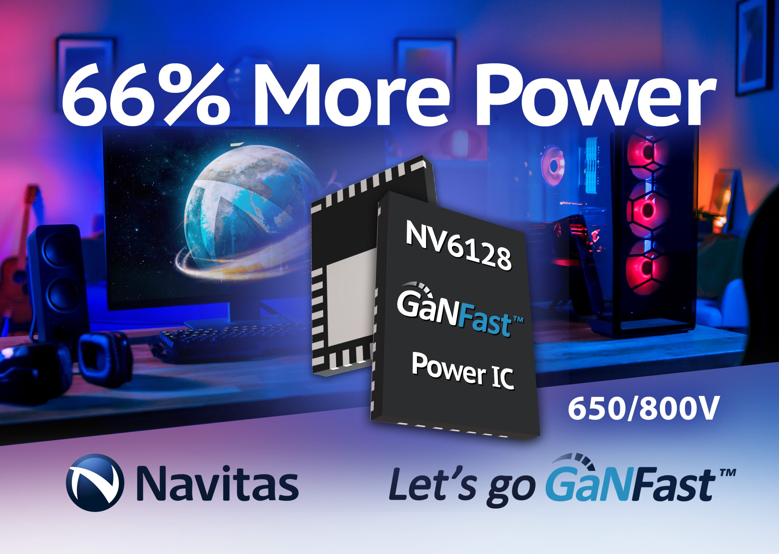 Navitas Cranks Up the Power with Gallium Nitride.
