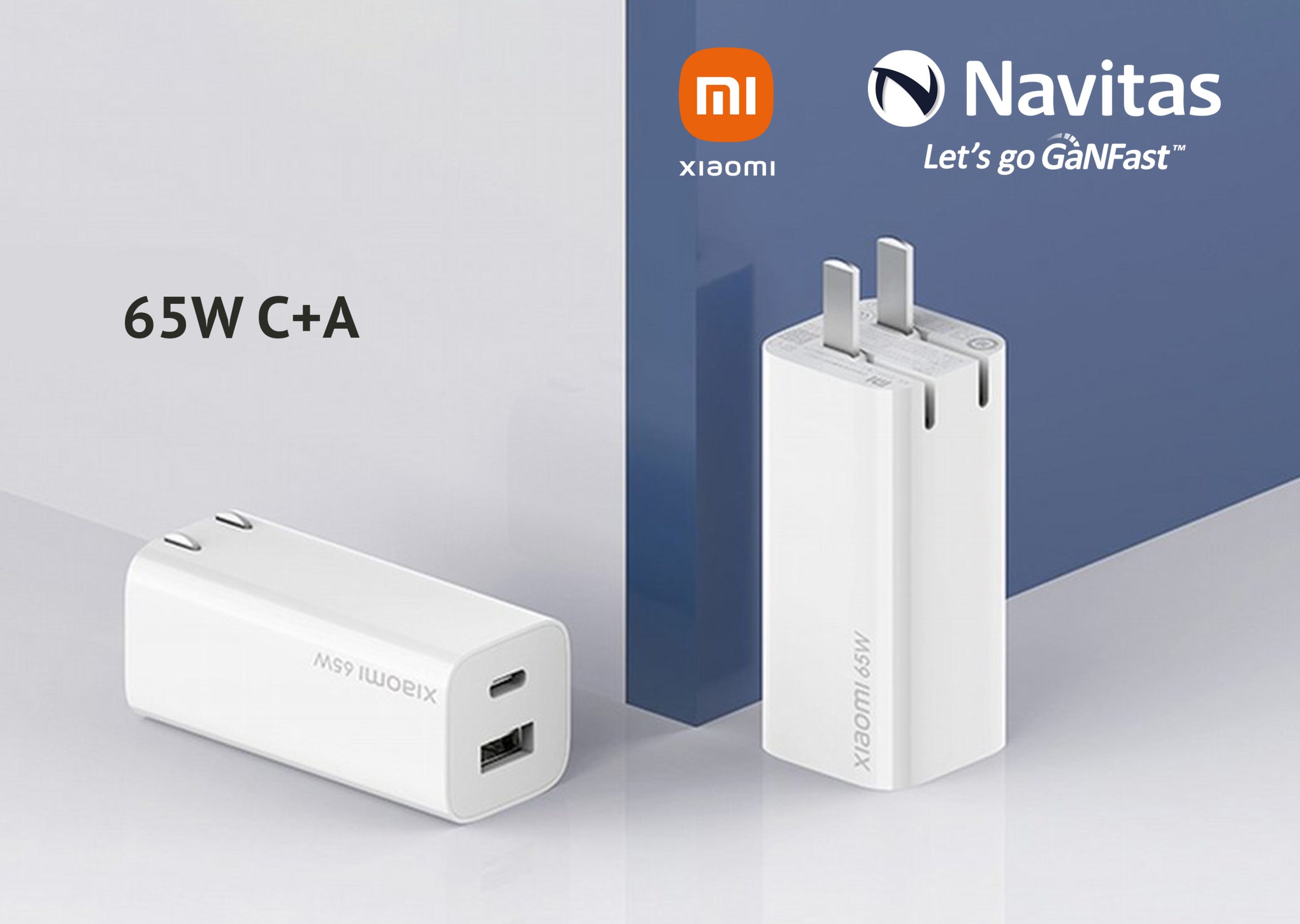 Navitas and Xiaomi team up for the third time with world-class small size and featherweight mobile fast charging