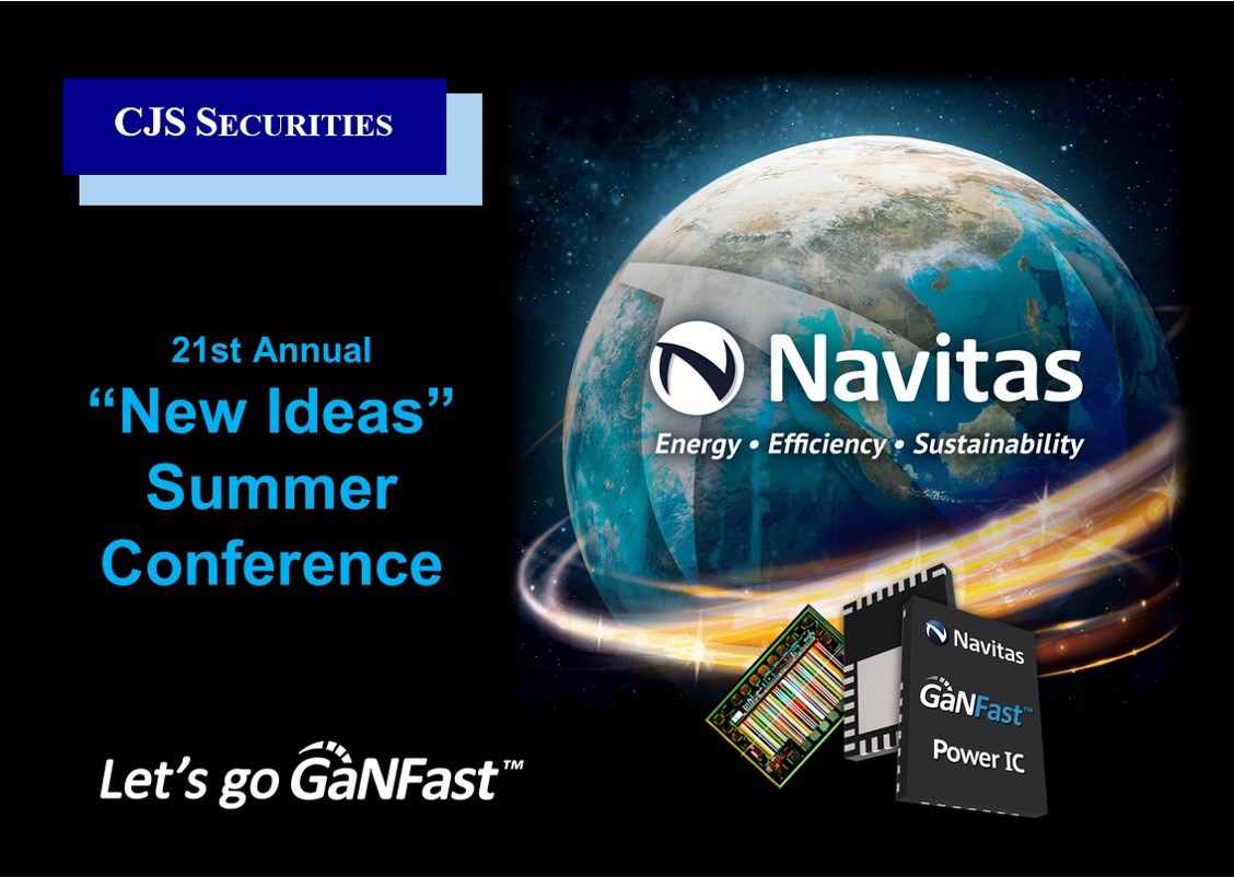 Navitas to Participate in CJS Securities “New Ideas” Summer Conference