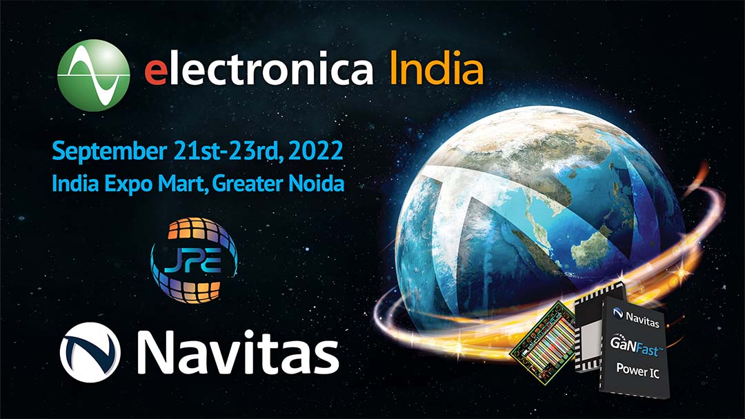Navitas and JP Electronic Devices Showcase GaN and SiC Solutions for Efficient, Sustainable Design at electronica India