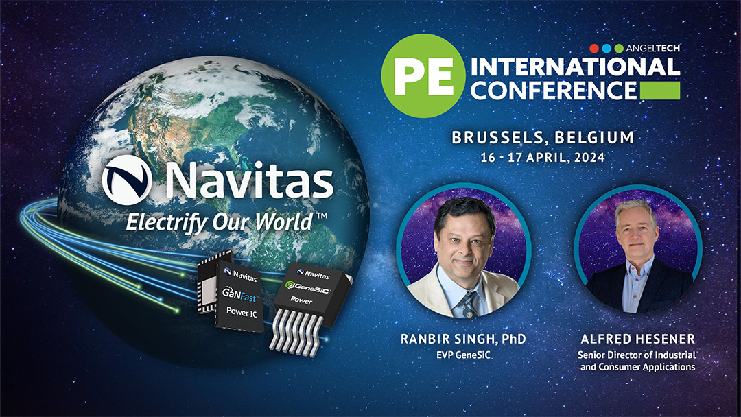 Navitas Delivers Grid-Connected Energy with 3.3 kV SiC and Bi-directional GaN ICs at PE International 2024