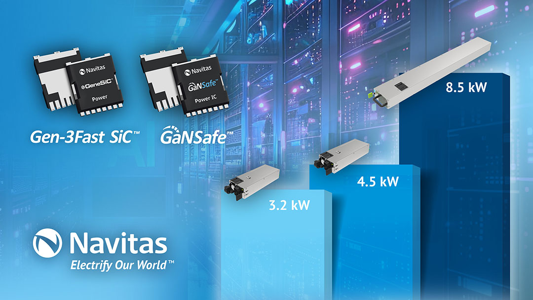 Navitas Enables Data Center Power Supplies to Achieve Latest 80 PLUS® Ruby Certification