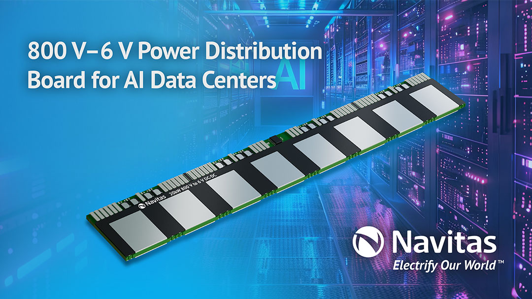 Navitas Debuts Revolutionary 800 V–6 V Power Delivery Board at NVIDIA GTC 2026